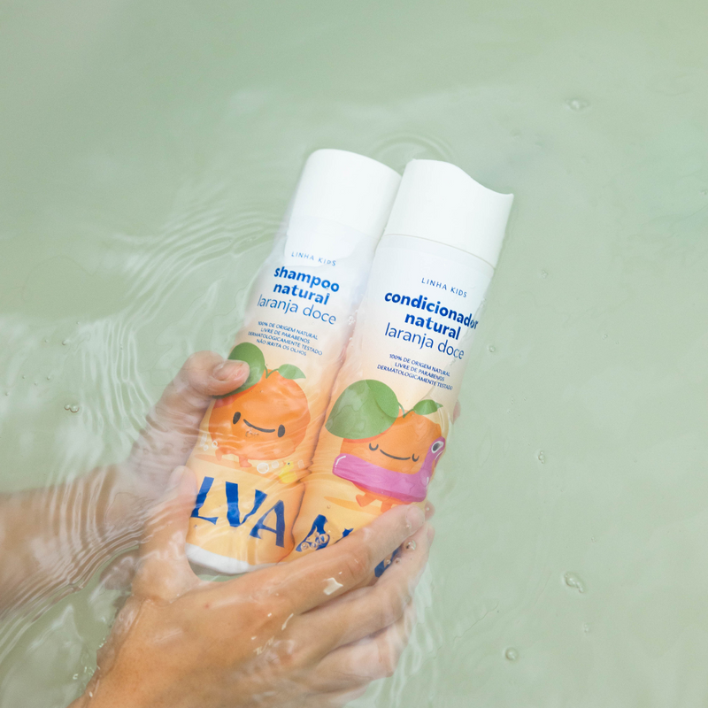 Shampoo Infantil Laranja Doce e Baunilha 250ml Alva