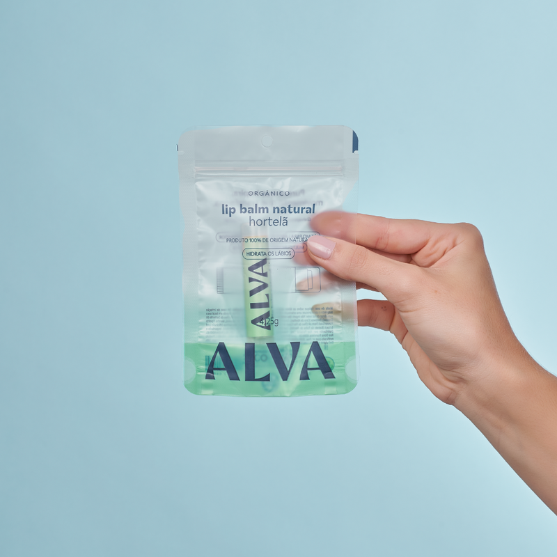 Hidratante Labial Orgânico Hortelã 4,25g Alva